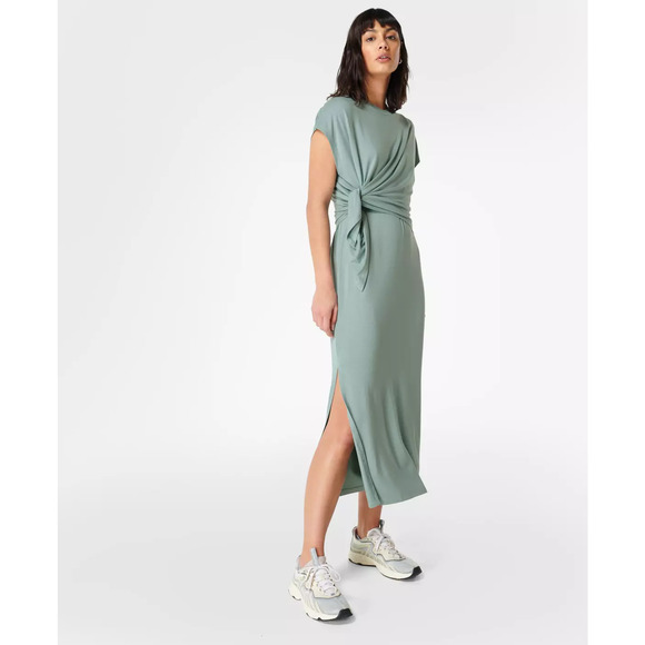 Sweaty Betty Green Midi Dress - Picture 15 of 15